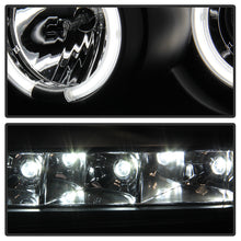 Load image into Gallery viewer, Spyder Projector Headlights Ford F150 (2009-2014) Halogen Model with - CCFL Halo / LED Halo / Light Bar DRL / Switch Back Turn Signal Light Bar - with CCFL Halo - Black Alternate Image
