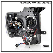 Load image into Gallery viewer, Spyder Projector Headlights Ford F150 (2009-2014) Halogen Model with - CCFL Halo / LED Halo / Light Bar DRL / Switch Back Turn Signal Light Bar - with CCFL Halo - Black Alternate Image