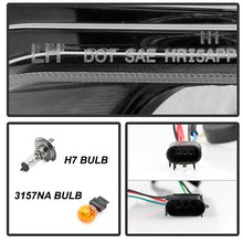 Load image into Gallery viewer, Spyder Projector Headlights Ford F150 (2009-2014) Halogen Model with - CCFL Halo / LED Halo / Light Bar DRL / Switch Back Turn Signal Light Bar - with CCFL Halo - Black Alternate Image