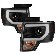 Load image into Gallery viewer, 353.48 Spyder Projector Headlights Ford F150 (2009-2014) Halogen Model with - CCFL Halo / LED Halo / Light Bar DRL / Switch Back Turn Signal Light Bar - Redline360 Alternate Image