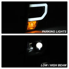 Load image into Gallery viewer, Spyder Projector Headlights Ford F150 (2013-2014) w/ Light Bar DRL - Apex / Signature Series - Spyder Signature Series - Black Alternate Image