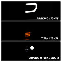 Load image into Gallery viewer, Spyder Projector Headlights Ford F150 (2013-2014) w/ Light Bar DRL - Apex / Signature Series - Spyder Signature Series - Black Alternate Image