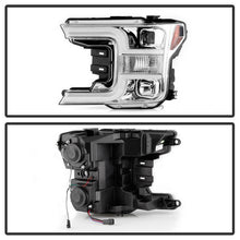 Load image into Gallery viewer, Spyder Projector Headlights Ford F150 (2018-2019) Halogen Model - without / with LED Sequential Turn Signal - without Sequential Turn Signal - Black Alternate Image
