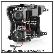 Load image into Gallery viewer, Spyder Projector Headlights Ford F150 (2018-2019) Halogen Model - without / with LED Sequential Turn Signal - without Sequential Turn Signal - Black Alternate Image