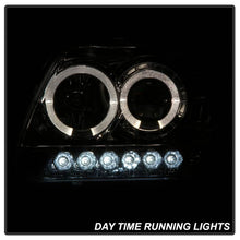 Load image into Gallery viewer, Spyder Projector Headlights Ford F150 (1997-2003) Expedition (1997-2002) 1PC with LED Halo / CCFL Halo / Light Bar / Light Bar Version 2 - with LED Halo - Black Alternate Image