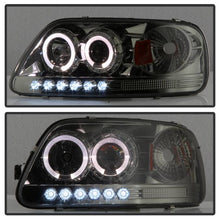 Load image into Gallery viewer, Spyder Projector Headlights Ford F150 (1997-2003) Expedition (1997-2002) 1PC with LED Halo / CCFL Halo / Light Bar / Light Bar Version 2 - with LED Halo - Black Alternate Image