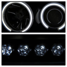 Load image into Gallery viewer, Spyder Projector Headlights Ford F150 (1997-2003) Expedition (1997-2002) 1PC with LED Halo / CCFL Halo / Light Bar / Light Bar Version 2 - with LED Halo - Black Alternate Image