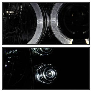 229.95 Spyder Projector Headlights F250/F350 (99-04) Excursion (00-04) LED Halo - Black / Chrome / Smoke - Redline360