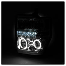 Load image into Gallery viewer, Spyder Projector Headlights Ford F250 F350 F450 Super Duty (08-10) High-Power LED Module Equipped / Halogen Style - High-Power LED Module Equipped - Black Alternate Image