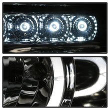 Load image into Gallery viewer, Spyder Projector Headlights Ford F250 F350 F450 Super Duty (08-10) High-Power LED Module Equipped / Halogen Style - High-Power LED Module Equipped - Black Alternate Image