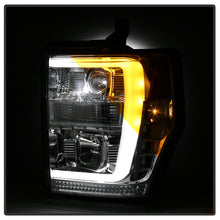 Load image into Gallery viewer, Spyder Projector Headlights Ford F250 F350 F450 Super Duty (08-10) High-Power LED Module Equipped / Halogen Style - High-Power LED Module Equipped - Black Alternate Image
