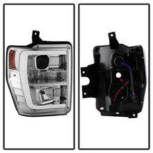 Load image into Gallery viewer, Spyder Projector Headlights Ford F250 F350 F450 Super Duty (08-10) High-Power LED Module Equipped / Halogen Style - High-Power LED Module Equipped - Black Alternate Image