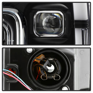 459.99 Spyder Projector Headlights Ford F250 F350 F450 Super Duty (17-18) w/ OEM Halogen Headlights - Redline360