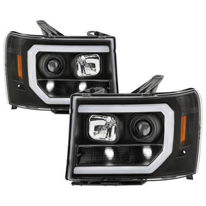 Spyder Projector Headlights GMC Sierra (08-13) Denali (08-13) - Platin ...