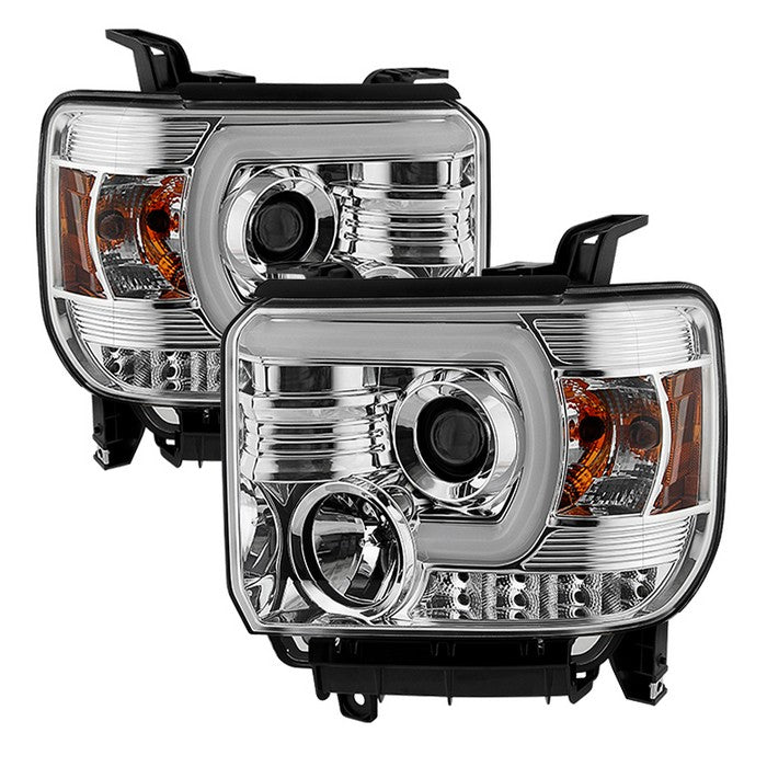 Spyder Projector Headlights GMC Sierra 1500 (2014-2015) 2500 3500