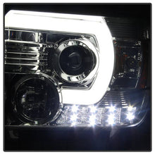 Load image into Gallery viewer, Spyder Projector Headlights GMC Sierra 1500 (2014-2015) 2500 3500 (2015) w/ Light Bar DRL - Without LED DRL-Black Alternate Image