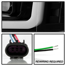 Load image into Gallery viewer, Spyder V2 Projector Headlights GMC Yukon (2007-2014 ) w/ LED Light Bar DRL - Black or Chrome - Black Alternate Image