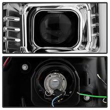 Load image into Gallery viewer, Spyder V2 Projector Headlights GMC Yukon (2007-2014 ) w/ LED Light Bar DRL - Black or Chrome - Black Alternate Image