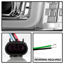Load image into Gallery viewer, Spyder V2 Projector Headlights GMC Yukon (2007-2014 ) w/ LED Light Bar DRL - Black or Chrome - Black Alternate Image