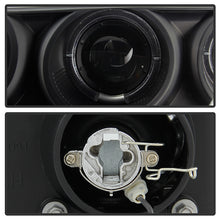 Load image into Gallery viewer, 205.00 Spyder Projector Headlights Honda Accord (1994-1997) 1PC with LED Halo - Amber Reflector - Black - Redline360 Alternate Image