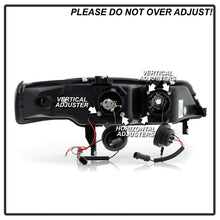 Load image into Gallery viewer, 205.00 Spyder Projector Headlights Honda Accord (1994-1997) 1PC with LED Halo - Amber Reflector - Black - Redline360 Alternate Image