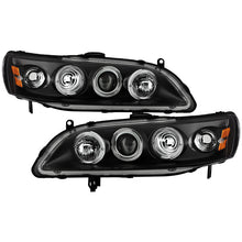 Load image into Gallery viewer, Spyder Projector Headlights Honda Accord (1998-2002) LED Halo - Black - Default Title Alternate Image
