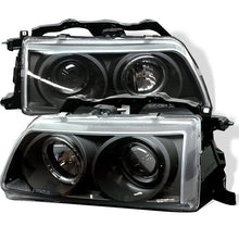 Load image into Gallery viewer, 218.34 Spyder Projector Headlights Honda Civic / CRX (1990-1991) with LED Halo - Black - Redline360 Alternate Image