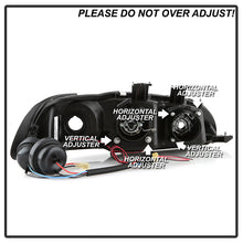 Load image into Gallery viewer, Spyder Projector Headlights Honda Civic EG (92-95) 1 Piece LED Halo for Coupe / Sedan - 2/3Dr - Black Alternate Image