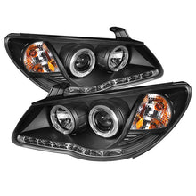 Load image into Gallery viewer, Spyder Projector Headlights Hyundai Elantra (2007-2010) with LED Halo - Black - Default Title Alternate Image
