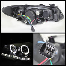 Load image into Gallery viewer, Spyder Projector Headlights Hyundai Elantra (2007-2010) with LED Halo - Black - Default Title Alternate Image