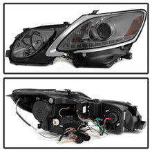 Load image into Gallery viewer, Spyder Projector Headlights Lexus GS300 GS350 GS450 GS460 (06-11) w/ DRL LED - Black / Smoke - DRL LED - Black Alternate Image