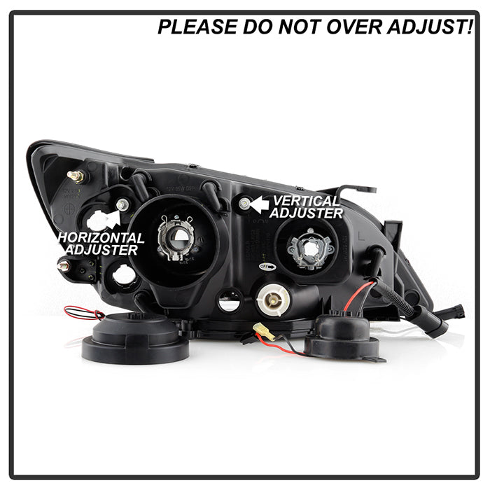Lexus IS300 2001-2005 Smoked Halo Projector HID Headlights LED DRL Lexus IS300 2001-2005 Smoked Halo Projector HID Headlights LED DRL