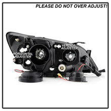 Load image into Gallery viewer, 318.82 Spyder Projector Headlights Lexus IS300 (2001-2005) with LED Halo and DRL - Black - Redline360 Alternate Image