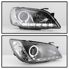 Load image into Gallery viewer, 318.82 Spyder Projector Headlights Lexus IS300 (2001-2005) with LED Halo and DRL - Black - Redline360 Alternate Image