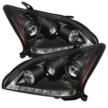 Load image into Gallery viewer, 481.08 Spyder Projector Headlights Lexus RX330 (2004-2006) Halogen Model with DRL LED - Black - Redline360 Alternate Image