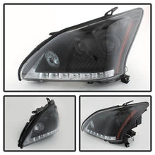 Load image into Gallery viewer, 481.08 Spyder Projector Headlights Lexus RX330 (2004-2006) Halogen Model with DRL LED - Black - Redline360 Alternate Image