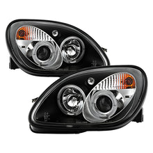 Load image into Gallery viewer, Spyder Projector Headlights Mercedes Benz SLK (1998-2004) 1PC with LED Halo - Black / Chrome - Black Alternate Image