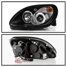 Load image into Gallery viewer, Spyder Projector Headlights Mercedes Benz SLK (1998-2004) 1PC with LED Halo - Black / Chrome - Black Alternate Image