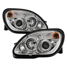 Load image into Gallery viewer, Spyder Projector Headlights Mercedes Benz SLK (1998-2004) 1PC with LED Halo - Black / Chrome - Chrome Alternate Image