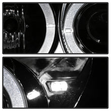 Load image into Gallery viewer, Spyder Projector Headlights Mercedes Benz SLK (1998-2004) 1PC with LED Halo - Black / Chrome - Black Alternate Image