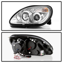 Load image into Gallery viewer, Spyder Projector Headlights Mercedes Benz SLK (1998-2004) 1PC with LED Halo - Black / Chrome - Black Alternate Image