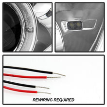 Load image into Gallery viewer, Spyder Projector Headlights Mercedes Benz SLK (1998-2004) 1PC with LED Halo - Black / Chrome - Black Alternate Image