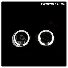 Load image into Gallery viewer, Spyder Projector Headlights Mercedes Benz C-Class 4Dr (2001-2005) Halogen Model with LED Halo - Black / Chrome - Black Alternate Image