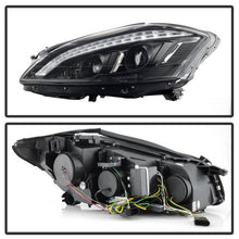 Load image into Gallery viewer, Spyder Projector Headlights Mercedes S320 S350 S400 S420 S500 S600 W221 (07-09) For HID Cars with DRL LED - Black Housing - Black Alternate Image