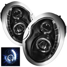 Load image into Gallery viewer, Spyder Projector Headlights Mini Cooper R50 R52 (2002-2006) with DRL - Black - Default Title Alternate Image