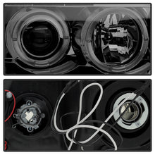 Load image into Gallery viewer, 316.94 Spyder Projector Headlights Nissan Titan (2004-2015) Armada (2004-2007) with CCFL Halo / Version 2 Style / LED Halo - Redline360 Alternate Image