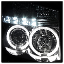 Load image into Gallery viewer, 316.94 Spyder Projector Headlights Nissan Titan (2004-2015) Armada (2004-2007) with CCFL Halo / Version 2 Style / LED Halo - Redline360 Alternate Image