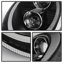 Load image into Gallery viewer, 1637.50 Spyder Projector Headlights Porsche 911 997 (2005-2009) with DRL LED - Black - Halogen / HID Only - Redline360 Alternate Image