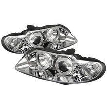 Load image into Gallery viewer, 319.08 Spyder Projector Headlights Pontiac GTO (2004-2006) with LED Halo - Black / Chrome / Smoke - Redline360 Alternate Image