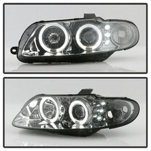 Load image into Gallery viewer, 319.08 Spyder Projector Headlights Pontiac GTO (2004-2006) with LED Halo - Black / Chrome / Smoke - Redline360 Alternate Image